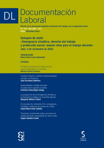 Documentación laboral, 128 Año 2023 Vol. I