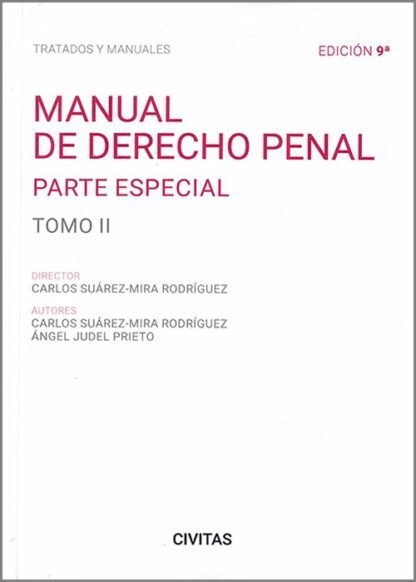 Manual de Derecho Penal II. Parte Especial 2023