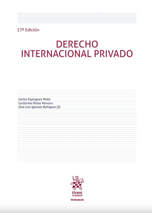 derecho internacional privado - esplugues mota