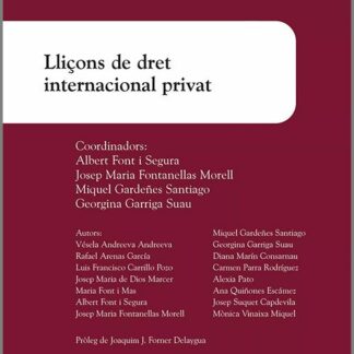Lliçons de dret internacional privat