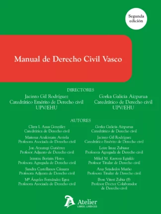 Manual de Derecho Civil Vasco 2023