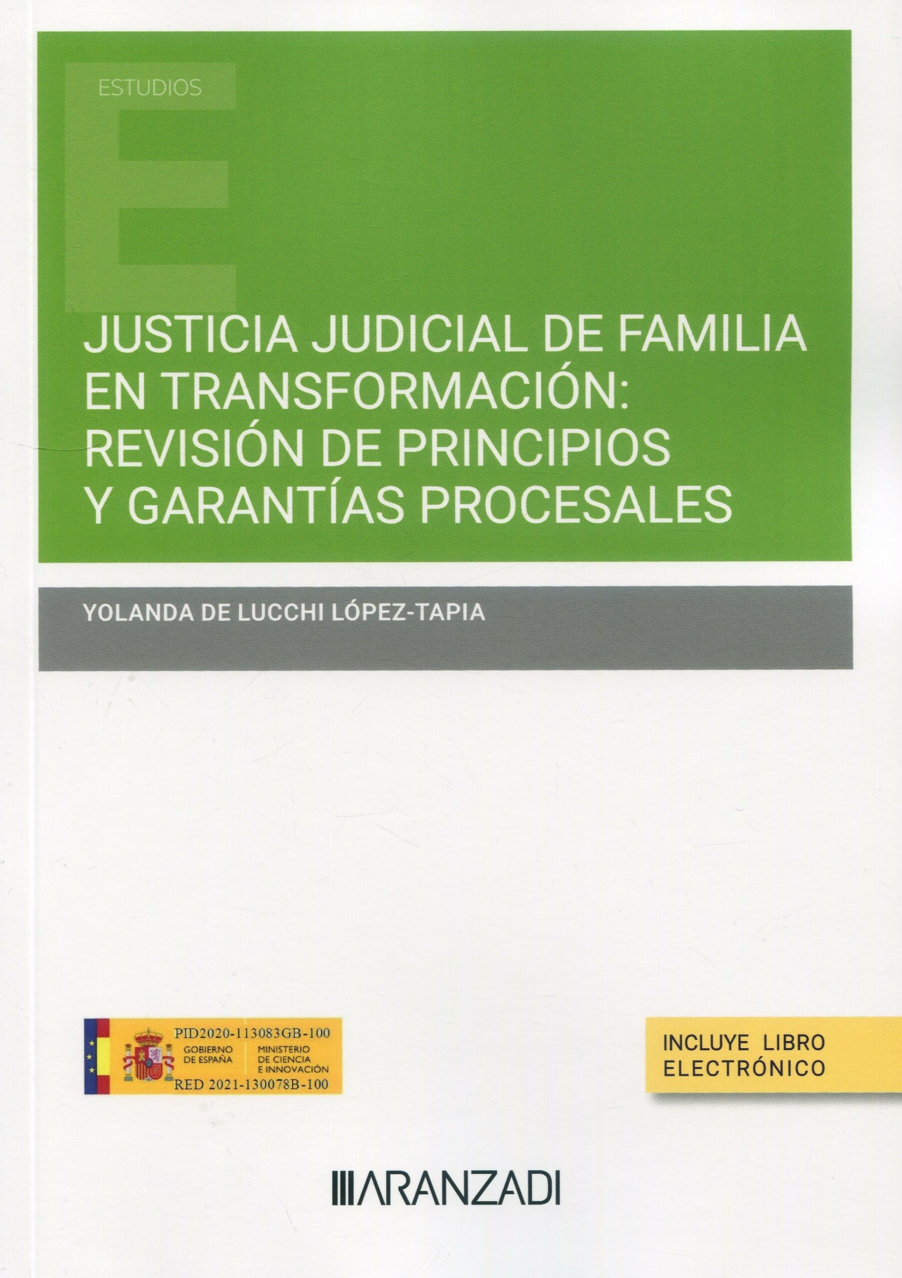 JUSTICIA JUDICIAL DE FAMILIA 9788411639149