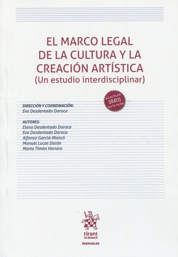 Marco legal de la cultura y la creación artística 9788411474184