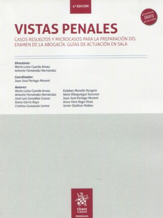 Vistas penales. Casos resueltos y guías de actuación en sala 2023
