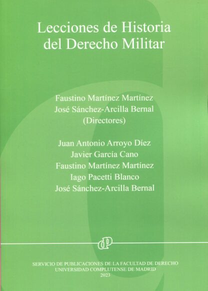 Lecciones de historia del Derecho Militar