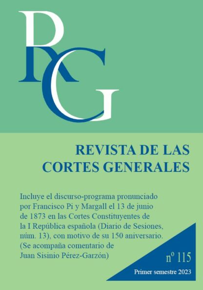 Revistas de las Cortes Generales Nº 115 Primer Semestre 2023