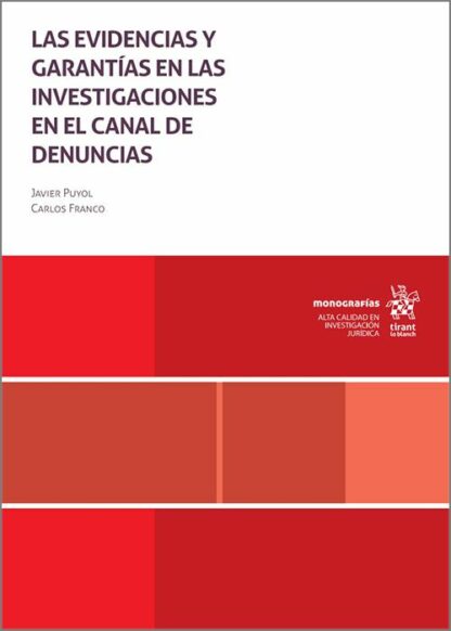 Evidencias y garantías canal de denuncias