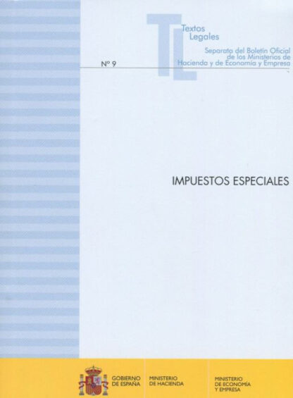 Impuestos especiales 2023. Separata del Boletín Oficial de los Ministerios de Hacienda y de Economía y Empresa Nº 7