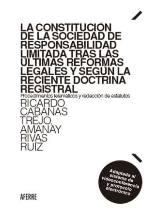 Constitución de la sociedad de responsabilidad limitada tras las últimas reformas legales y según la reciente doctrina registral. Procedimientos telemáticos y redacción de estatutos