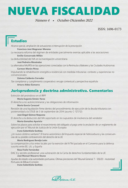 Revista Nueva Fiscalidad 2024 Periodicidad Trimestral