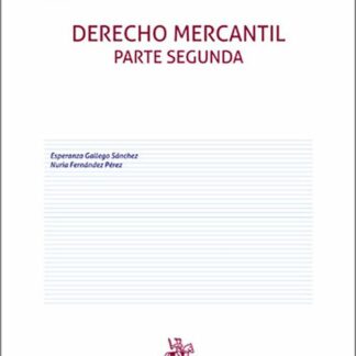 Derecho mercantil. Segunda parte