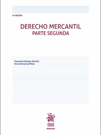 Derecho mercantil. Segunda parte