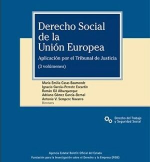 Derecho social de la Unión Europea 3 Tomos