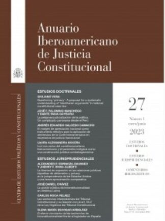 PDF Anuario Iberoamericano de Justicia Constitucional Nº 28 (1). Enero/ junio 2024