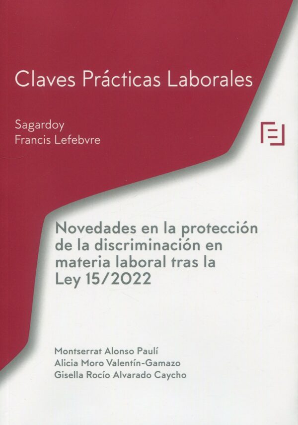 Novedades protección discriminación laboral 9788419896759