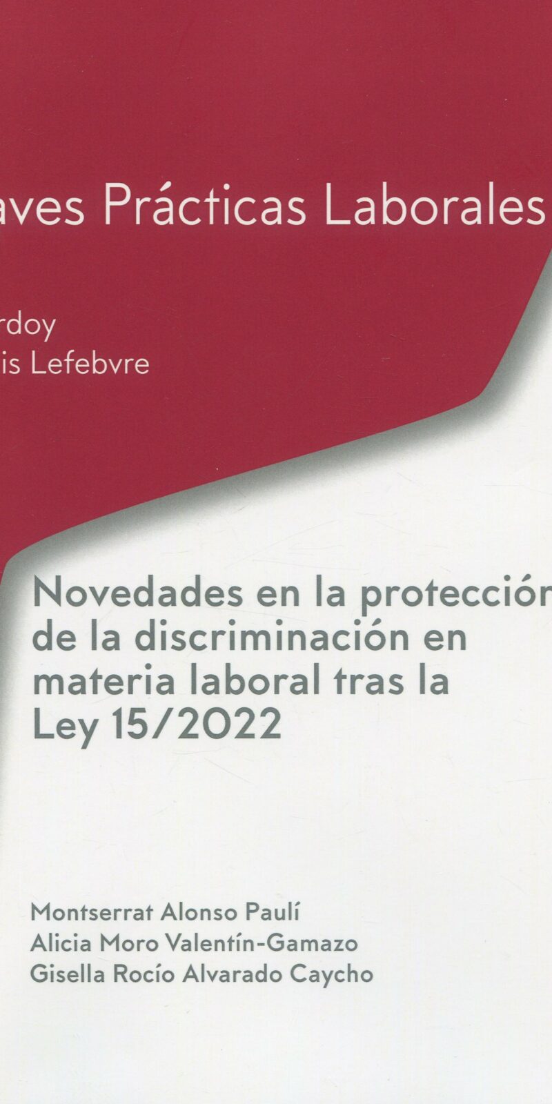 Novedades protección discriminación laboral 9788419896759