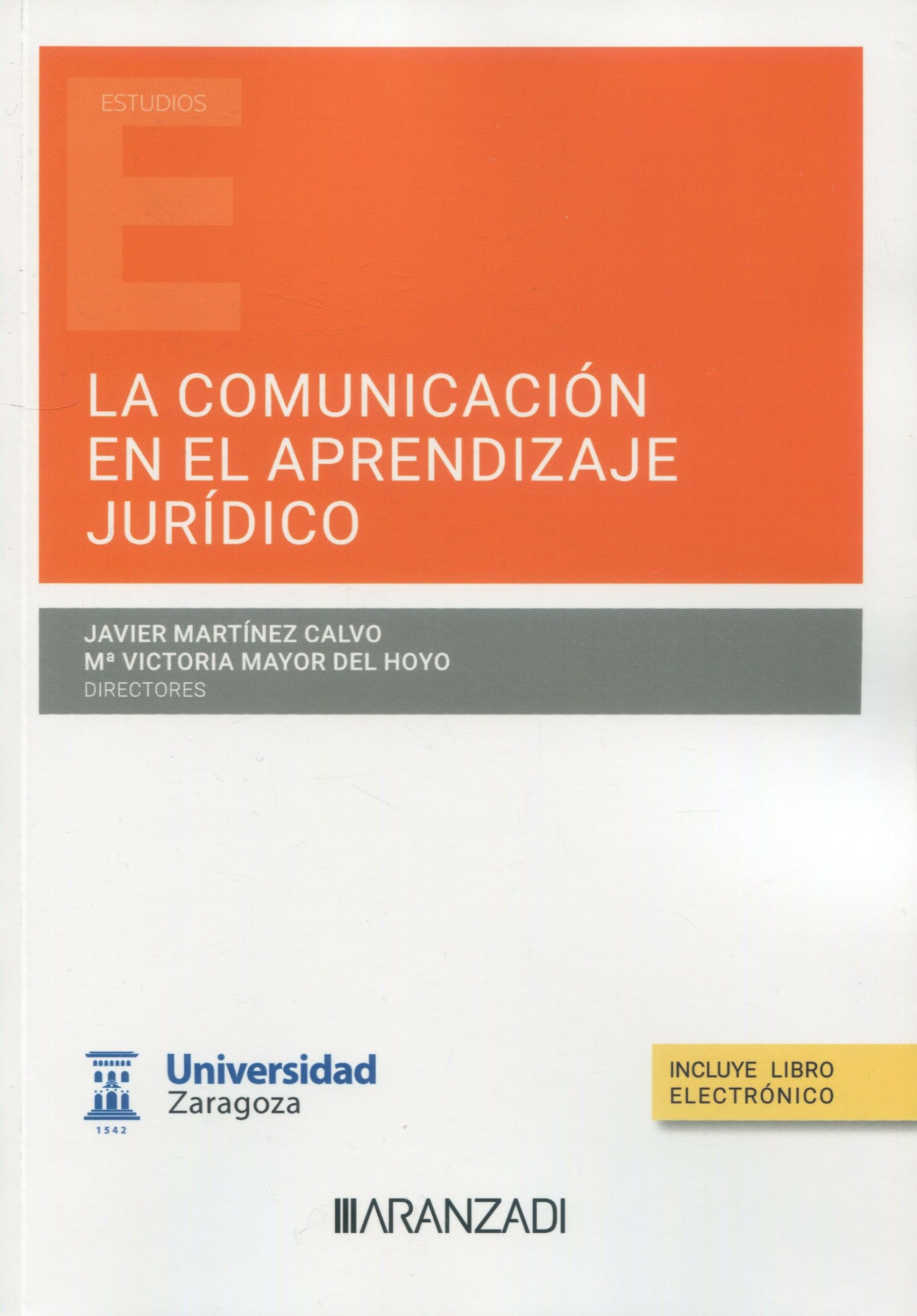 Comunicación en el aprendizaje jurídico / 9788411639361