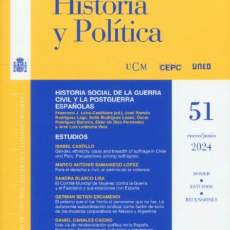 Revista Historia y Política Nº 51. Enero / junio 2024
