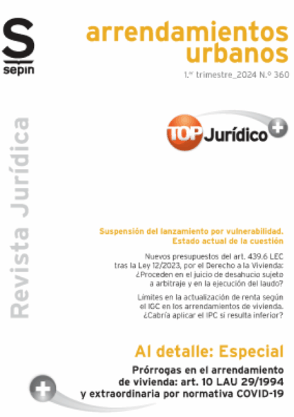 Prórrogas en el arrendamiento de vivienda: art. 10 LAU 29;1994 y extraordinaria