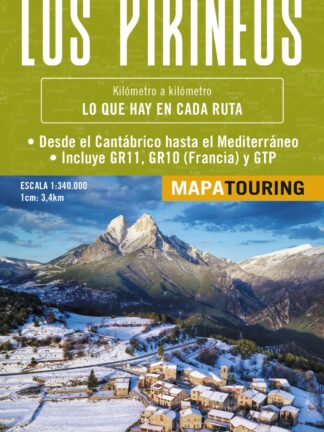 Mapa de Los Pirineos 1:340.000 - (desplegable)