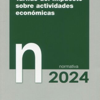 Tarifas del impuesto sobre actividades económicas 2024. Normativa