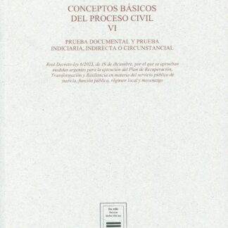 Conceptos básicos del proceso civil VI. Prueba documental y prueba indiciaria, indirecta y circunstancial