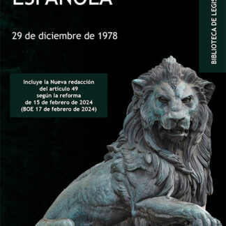 Constitución Española. 29 de diciembre de 1978