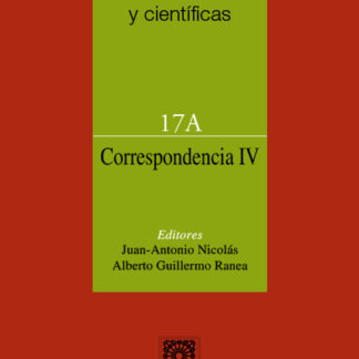 Correspondencia IV. Vol 17 A G. W. Leibniz obras filosóficas y científicas
