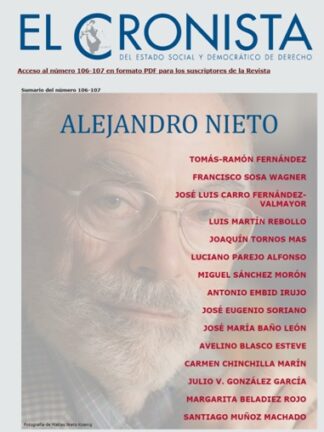 Cronista del estado social y democrático de derecho nº 106-107. Octubre-Noviembre 2023
