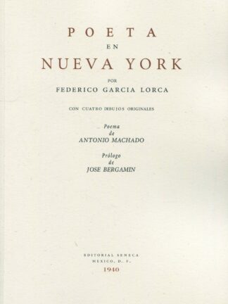Poeta en Nueva York (facsímil)