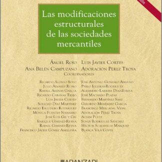 Modificaciones estructurales de las sociedades mercantiles 2024