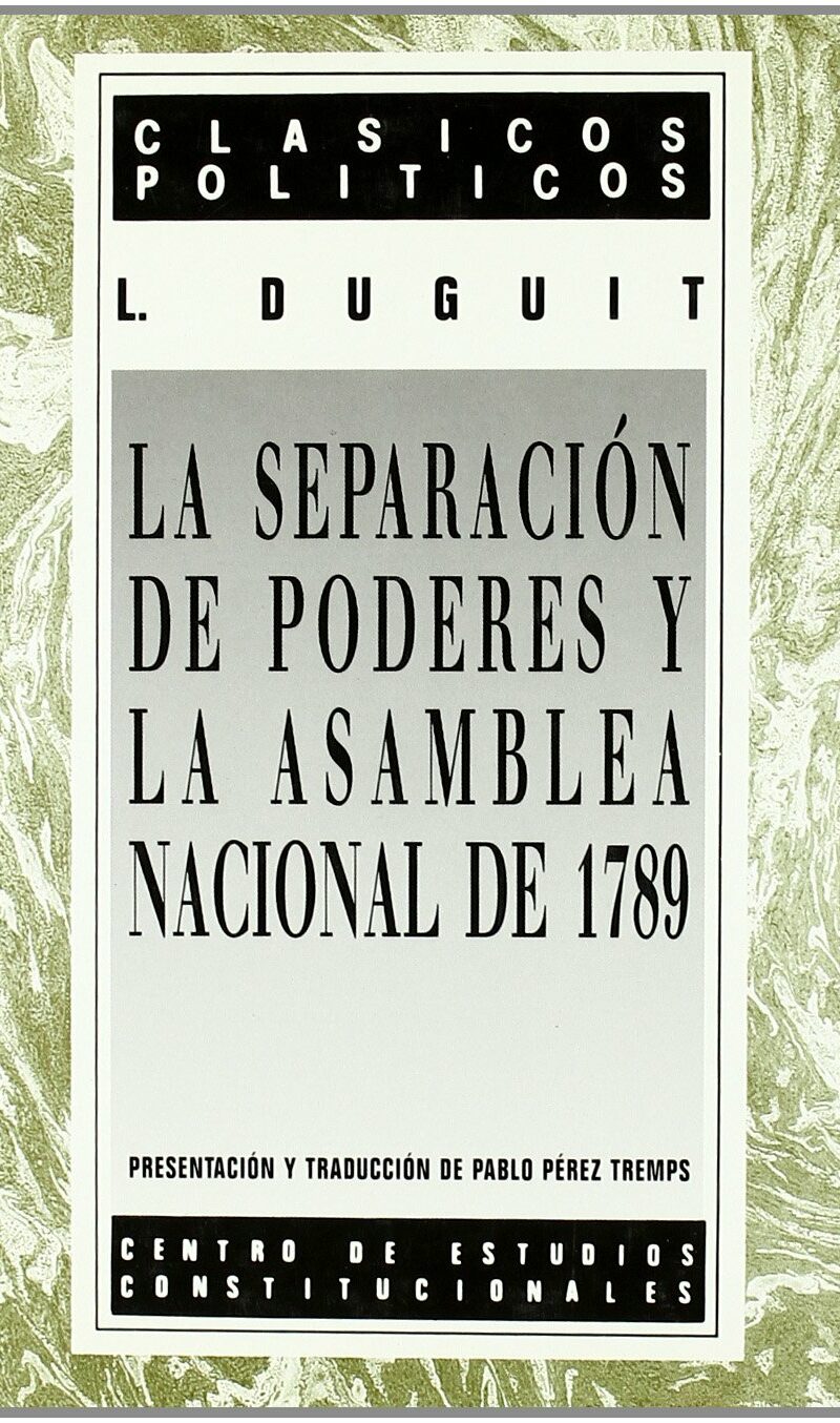 Separación de Poderes y la Asamblea Nacional de 1789