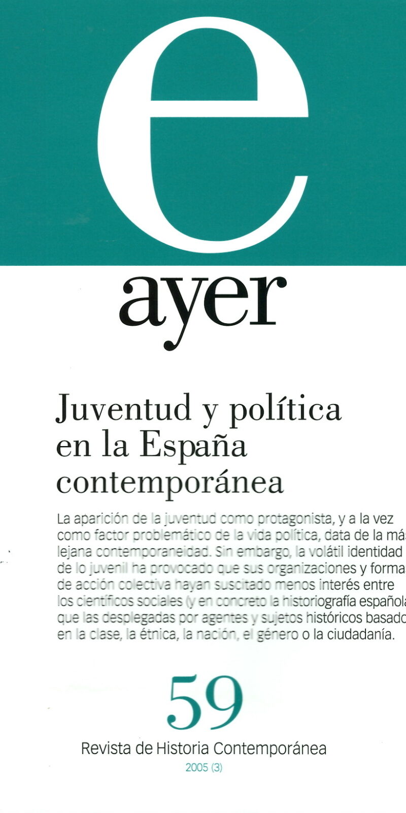 Historia de la Lectura. Ayer 58