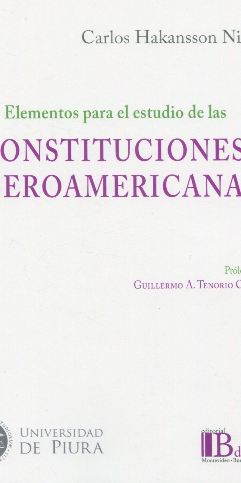 Estudio Constituciones Iberoamericanas / 9789915684093