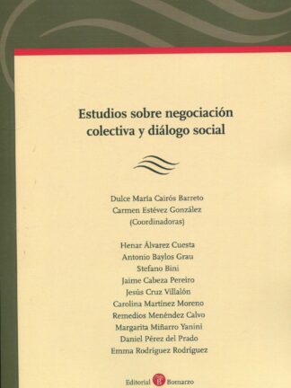 Estudios sobre negociación colectiva y diálogo social