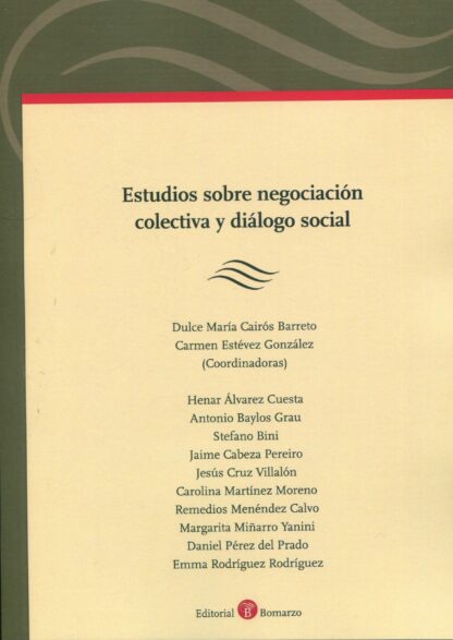 Estudios sobre negociación colectiva y diálogo social