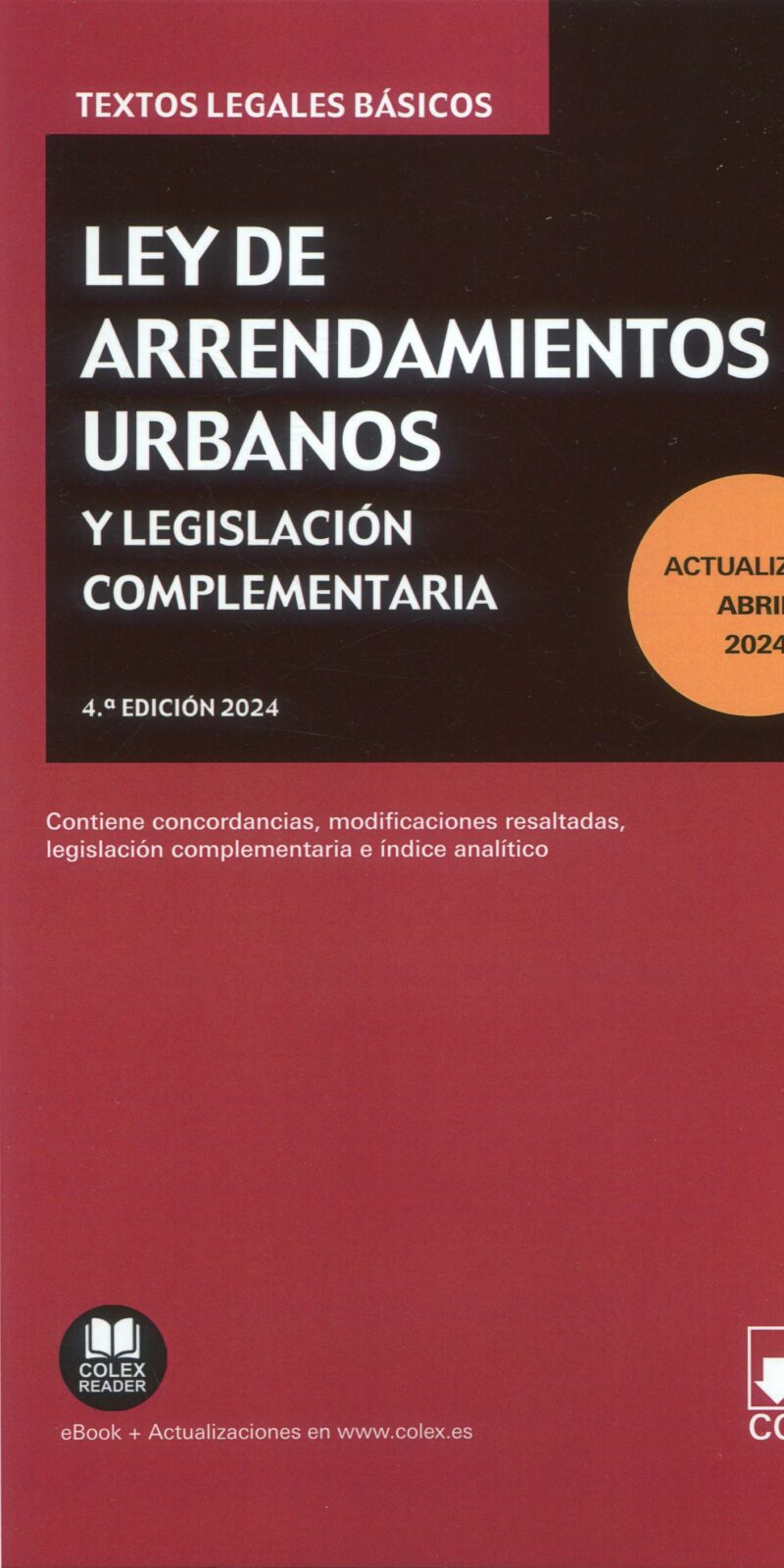 Ley de arrendamientos urbanos / 9788411944496