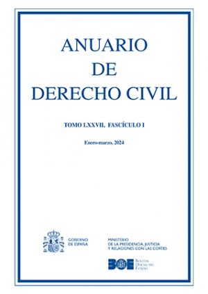 Anuario de Derecho Civil  LXXVII / 977247710301X