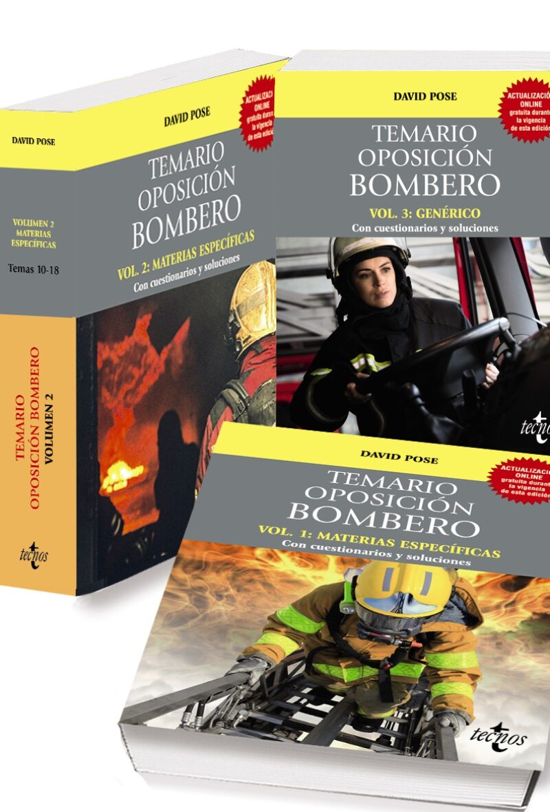 Pack Temario Oposición Bombero / 9788430989652