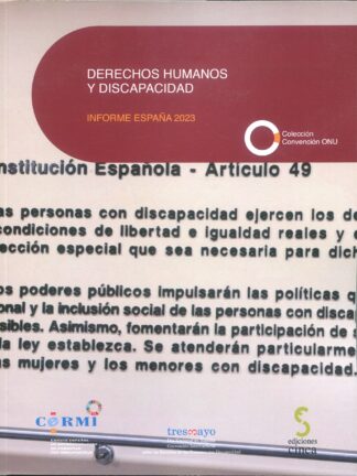 Derechos humanos y discapacidad. Informe España 2023