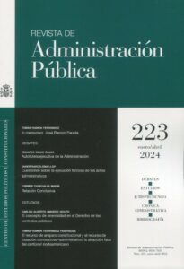 Revista de administración pública 223