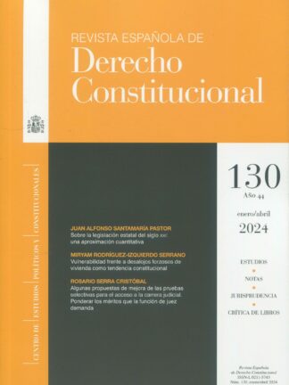Revista Española de Derecho Constitucional Nº 130. Enero/ abril 2024
