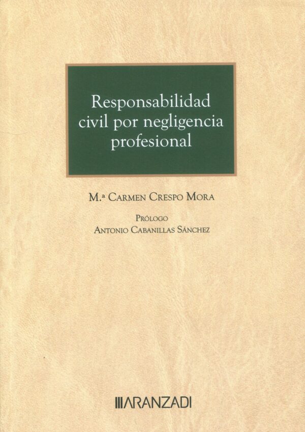 Responsabilidad civil por negligencia profesional / 9788410295667