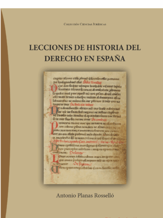 Lecciones de historia del derecho en España