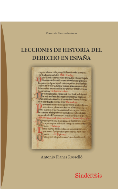 Lecciones de historia del derecho en España