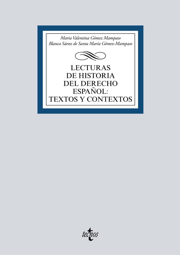 Lecturas de Historia del Derecho Español / 9788430983094