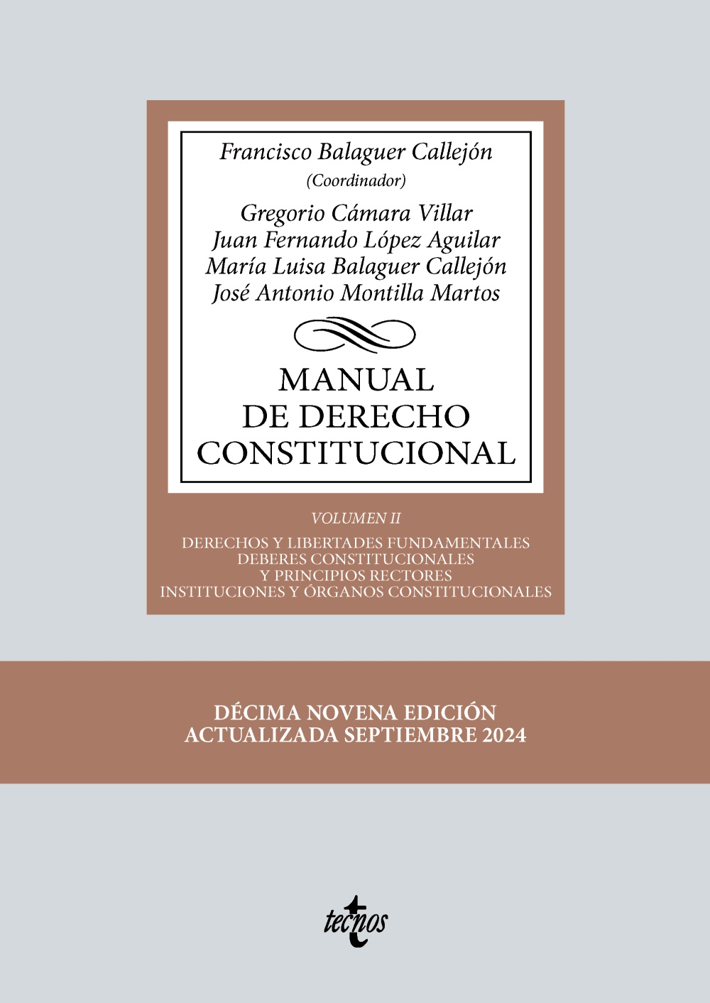 Manual de Derecho Constitucional Vol. II / 9788430990580