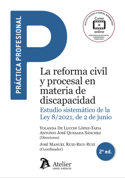 Reforma civil y procesal en materia de discapacidad 2024. Estudio sistemático de la Ley 8/2021, de 2 de junio
