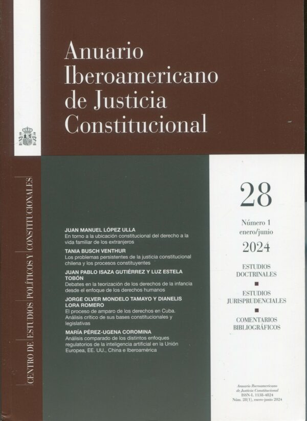 Anuario Iberoamericano de Justicia Constitucional Nº 28 (1)