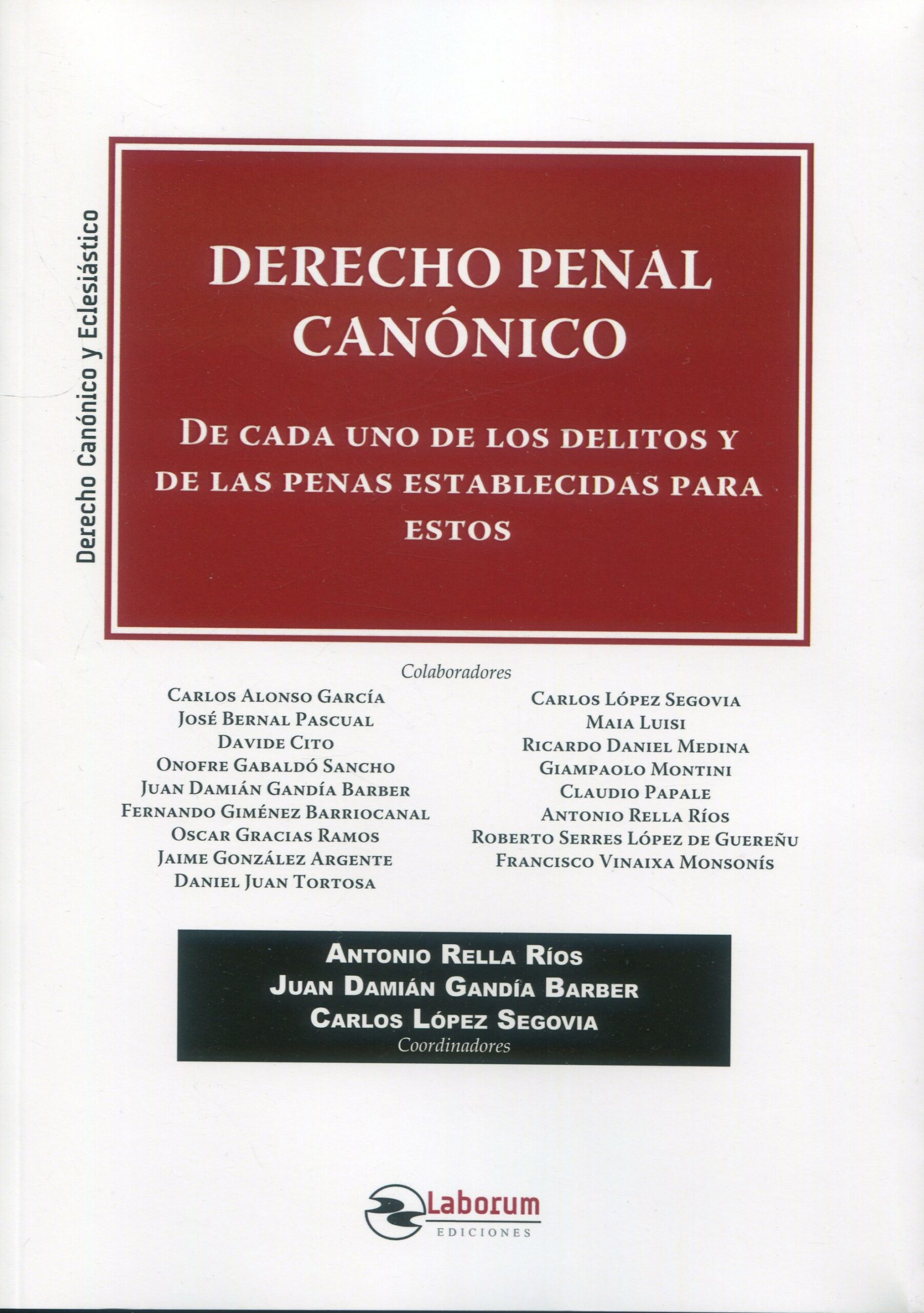 Derecho penal canónico / 9788410262225 / LABORUM